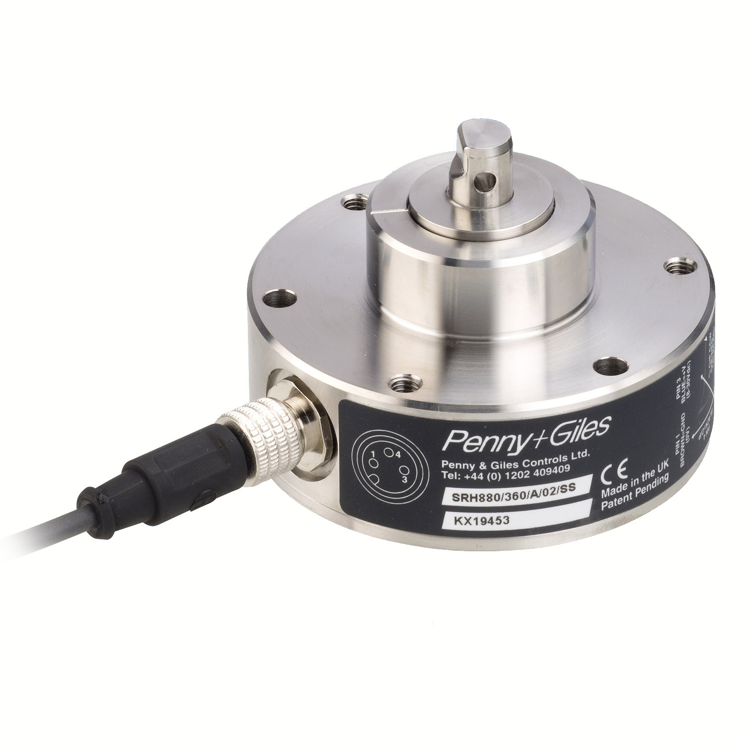 SRH880P - Contactless, Submersible Rotary Sensor
